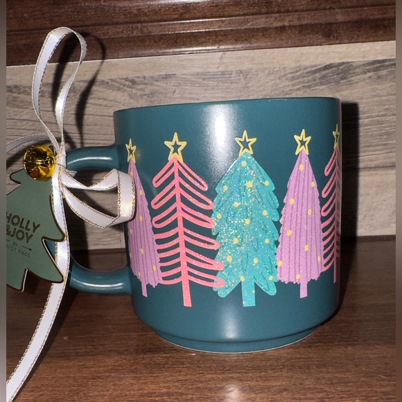 Super Cute  Sparkles ✨ Christmas 🎄 Trees Mug by Market Finds - NEW - Picture 4 of 9